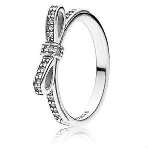 Pandora Sparkling Bow Ring